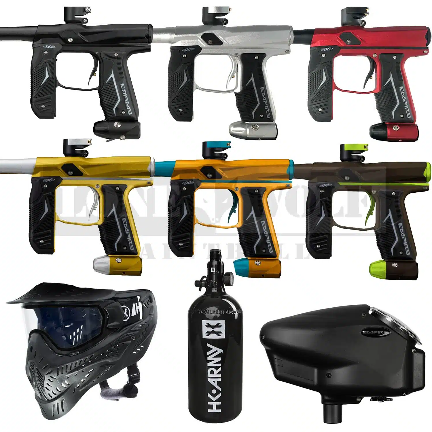 diferentes tipos de marcadoras de paintball