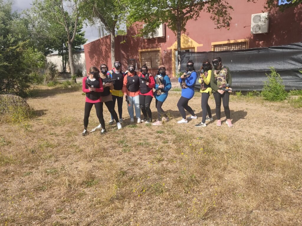 paintball con niños