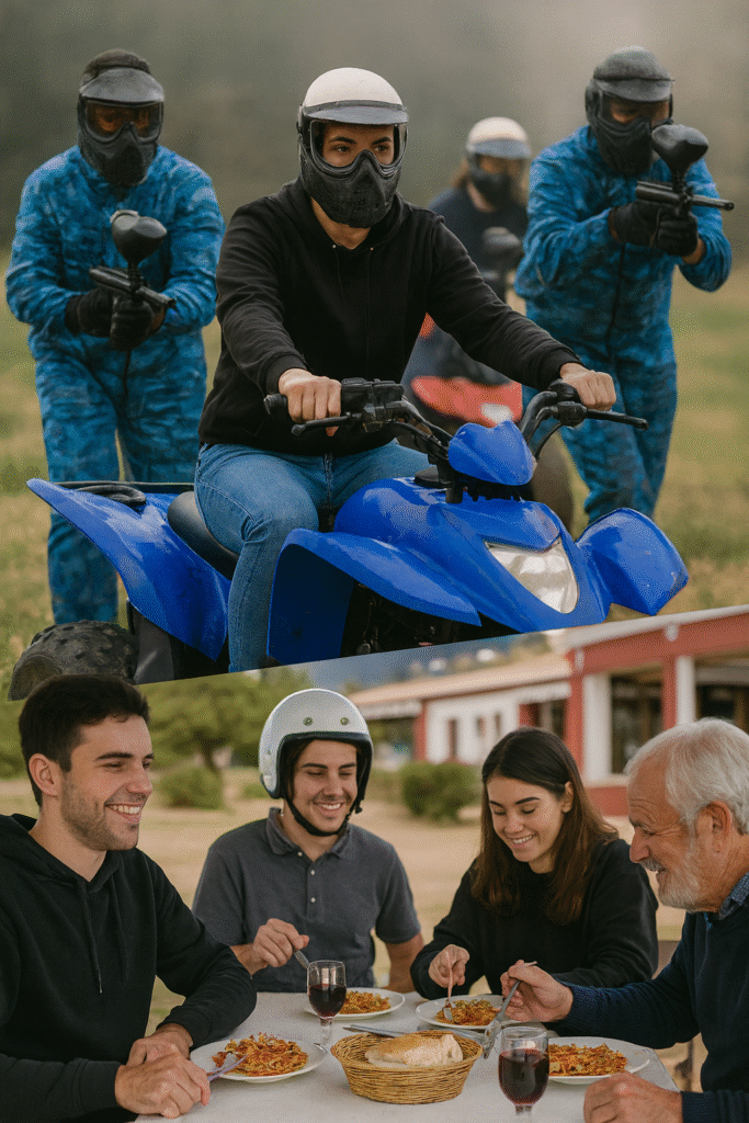 pack de actividades con comida y alojamiento